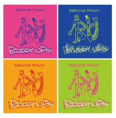 Buddy up ステッカー4枚セット