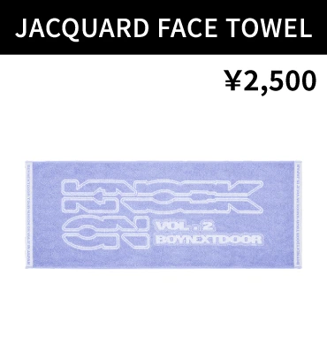 JACQUARD FACE TOWEL