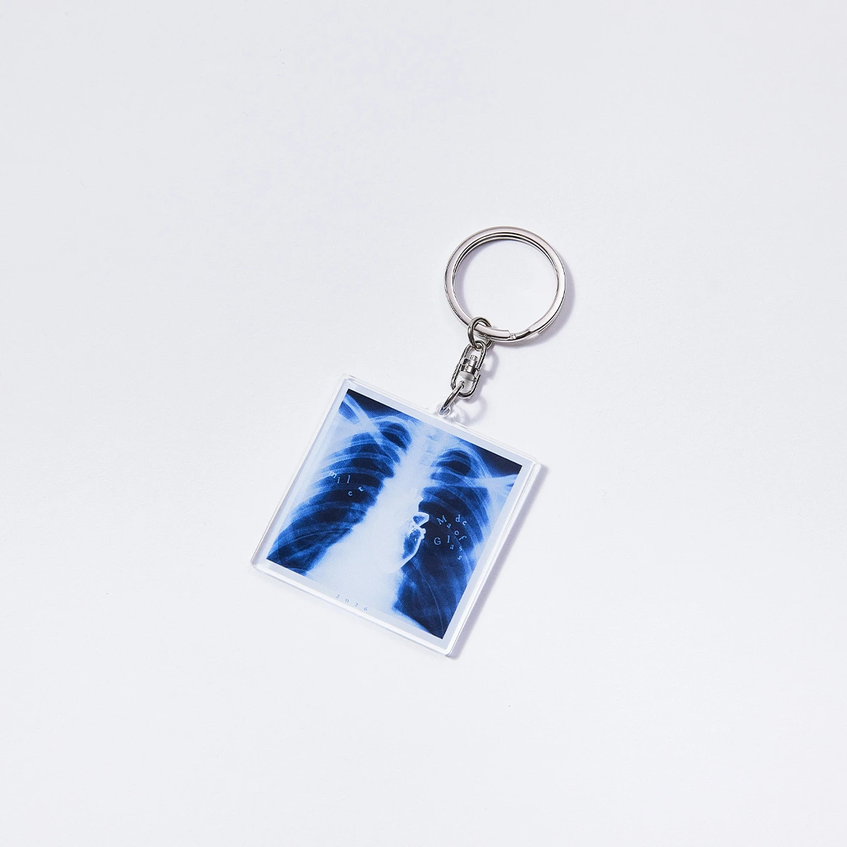 Made of Glass Key Chain