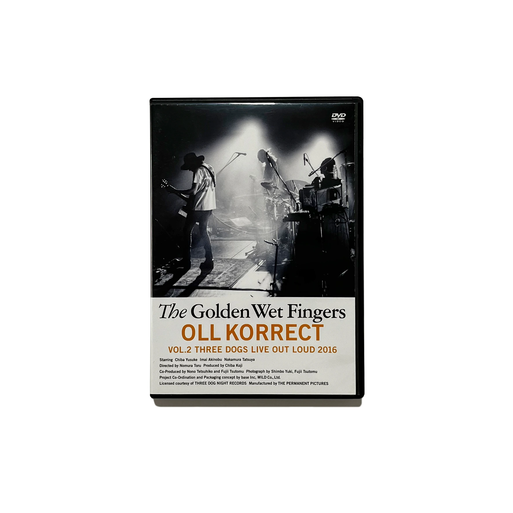 The Golden Wet Fingers / OLL KORRECT VOL.2 THREE DOGS LIVE OUT LOUD 2016 DVD