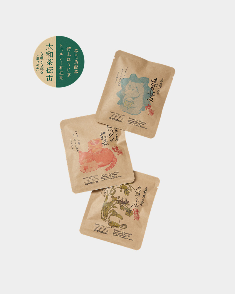 健一自然農園 × ZUTOMAYO 3種の大和茶セット