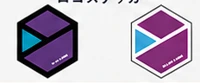 CUBEロゴステッカー（W会員月額特典）