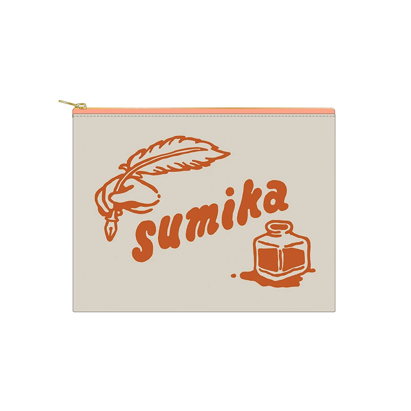 サガラ刺繍ポーチ