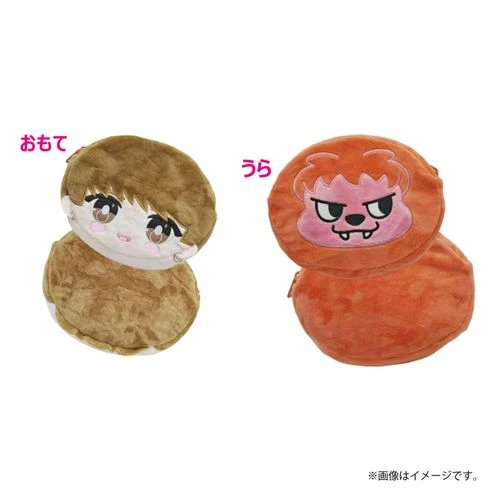 シャカレボリバーシブルポーチ