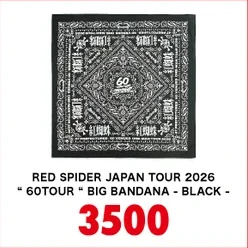 JAPAN TOUR 2026 “ 60TOUR “ BIG BANDANA