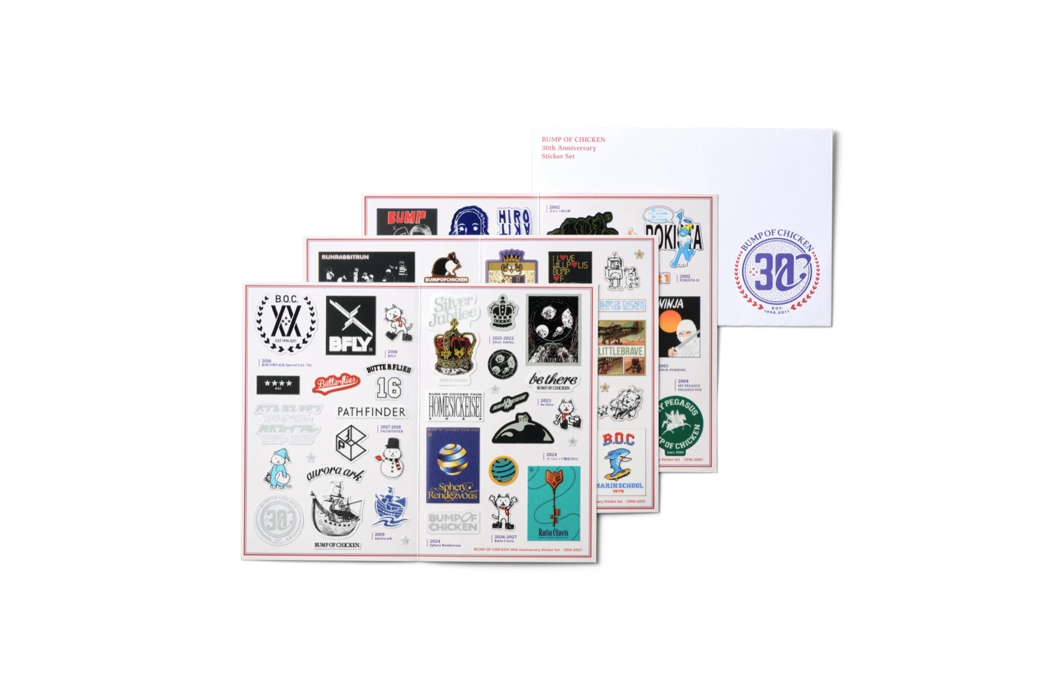 30th Anniversary Sticker Set