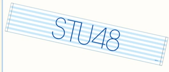 STU48 official マフラータオル