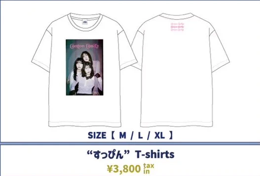 Conton Candy｜“すっぴん” T-shirts