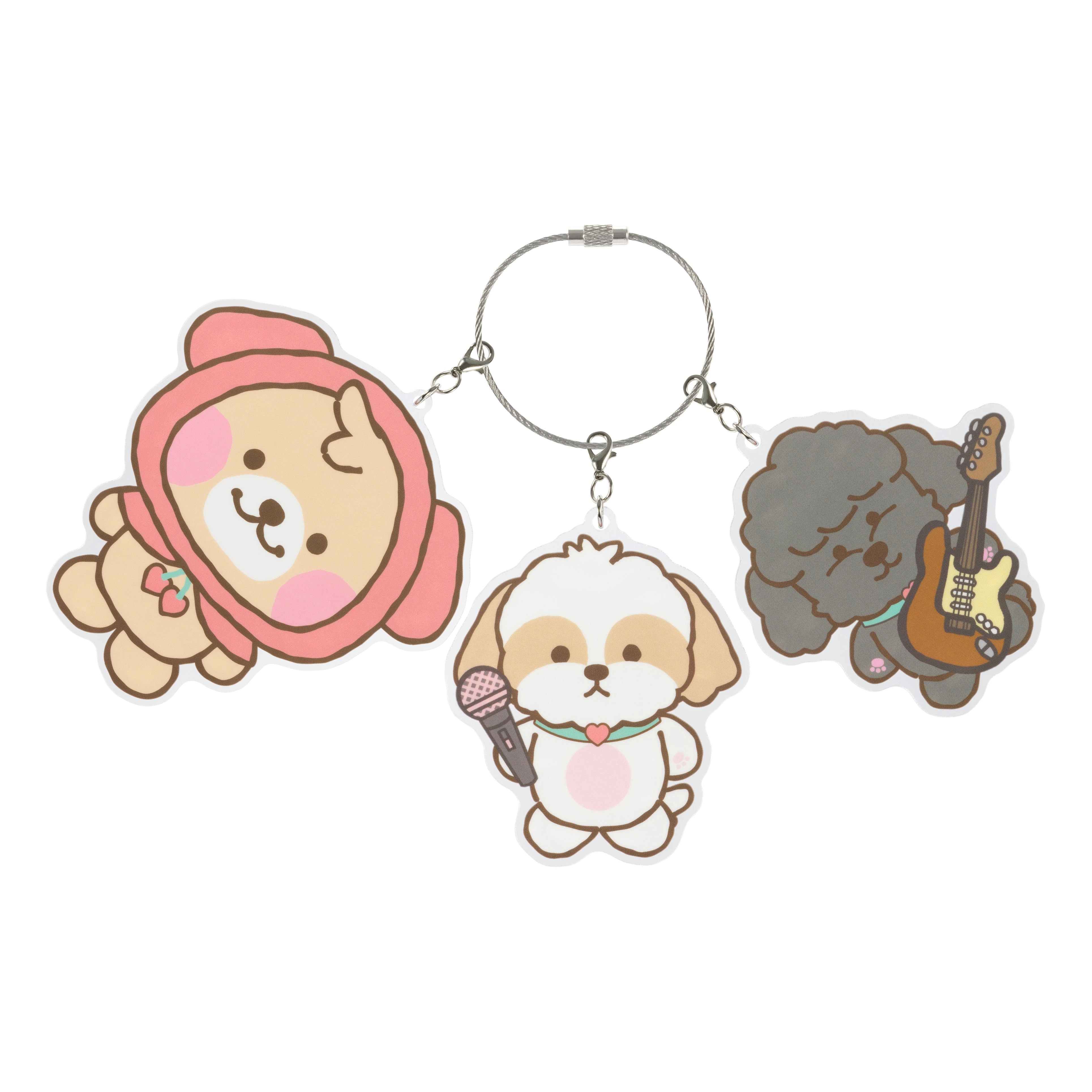 アクリルキーホルダーセット(YEOLDAENGGGE・ZZAR・Toben)