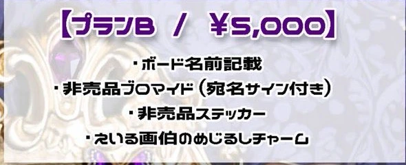 プランB（クラウドファンディング支援セット）