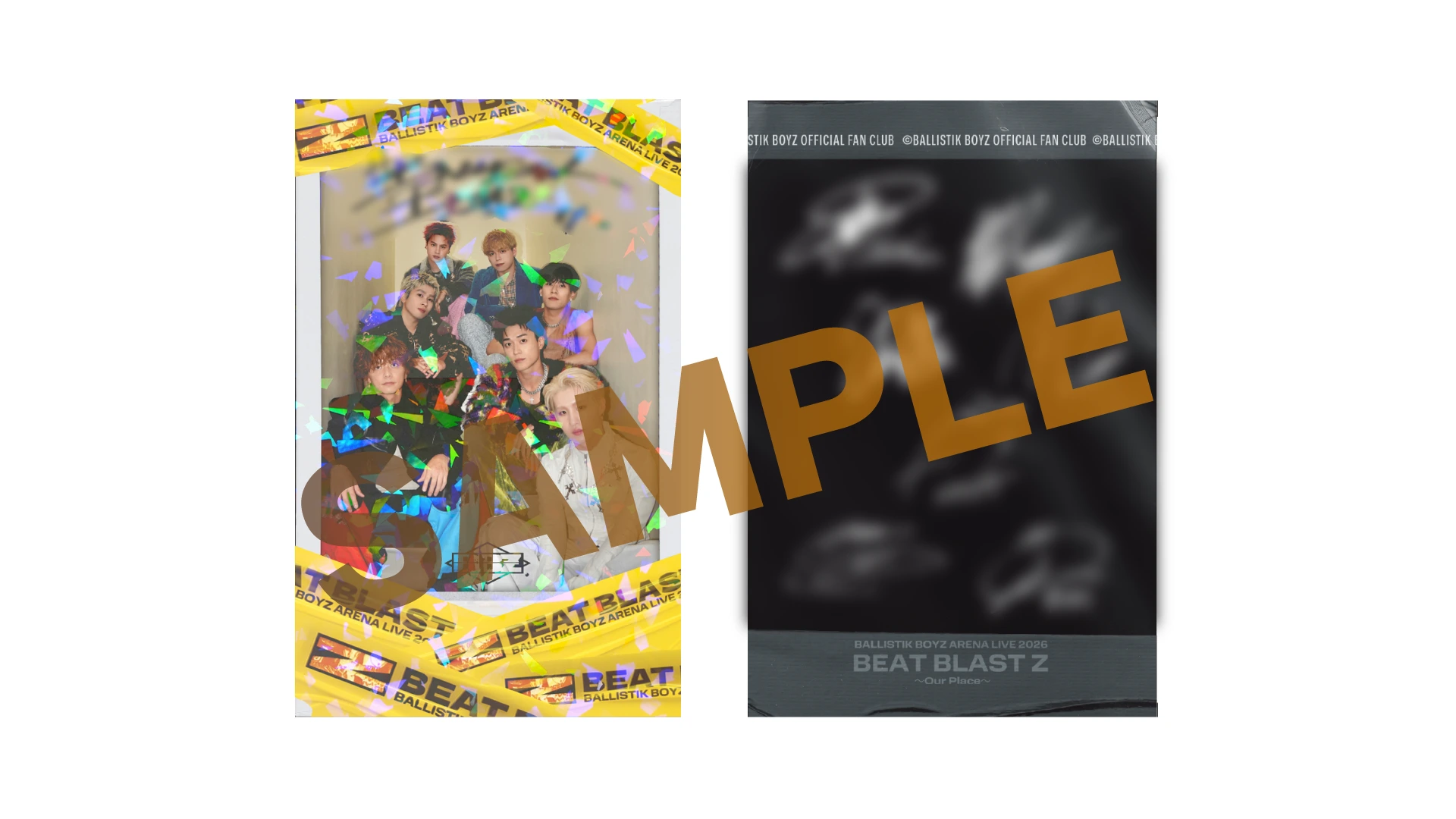 ホログラム入りチェキ風カード