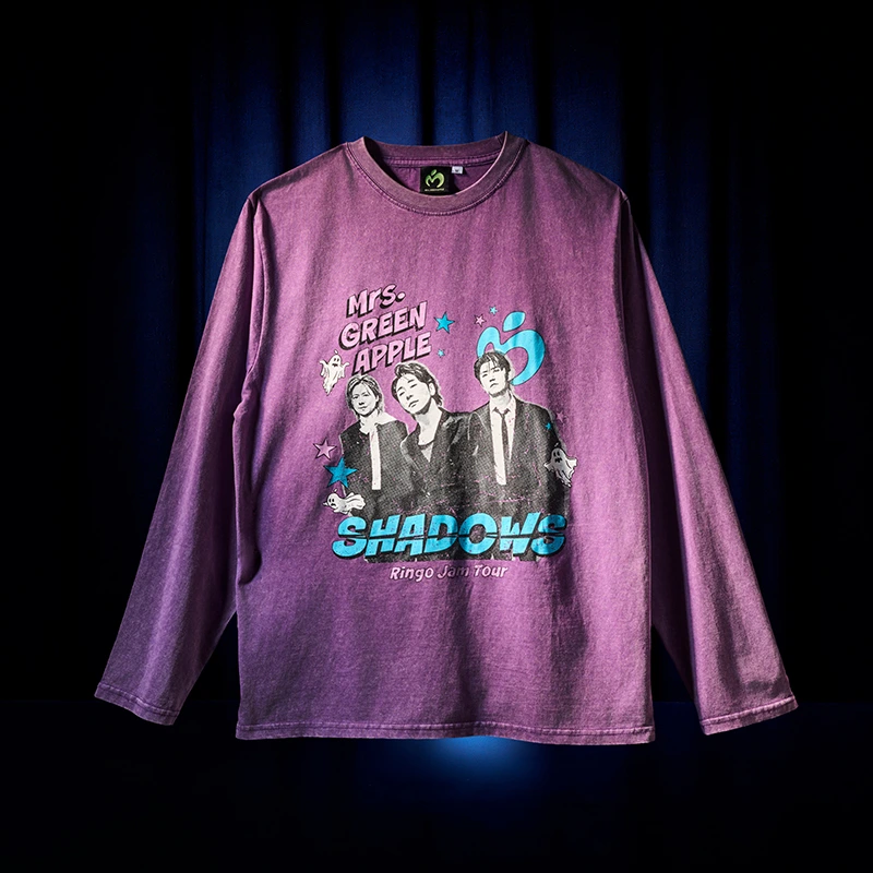 MGA “SHADOWS” グラフィックフォトロングスリーブTシャツ