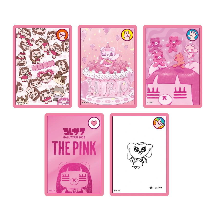 ランダムれ子ちゃんトレカ（THE PINK ver.）