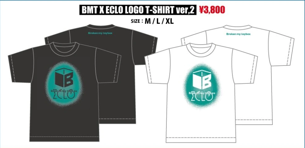 Broken my toybox BMT X ECLO LOGO T-SHIRT ver.2
