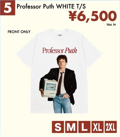 Professor Puth WHITE T/S