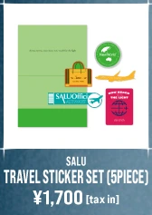 SALU TRAVEL STICKER SET (5PIECE)