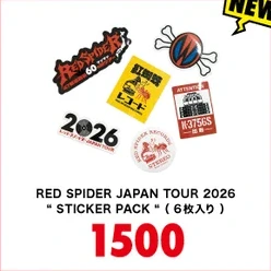 JAPAN TOUR 2026 “ STICKER PACK ”（ 6枚入 ）
