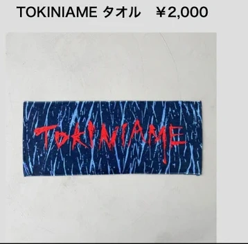 凛として時雨 TOKINIAME タオル