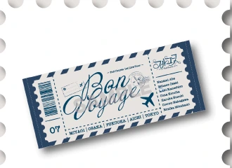 Bon Voyage ツアーフェイスタオル
