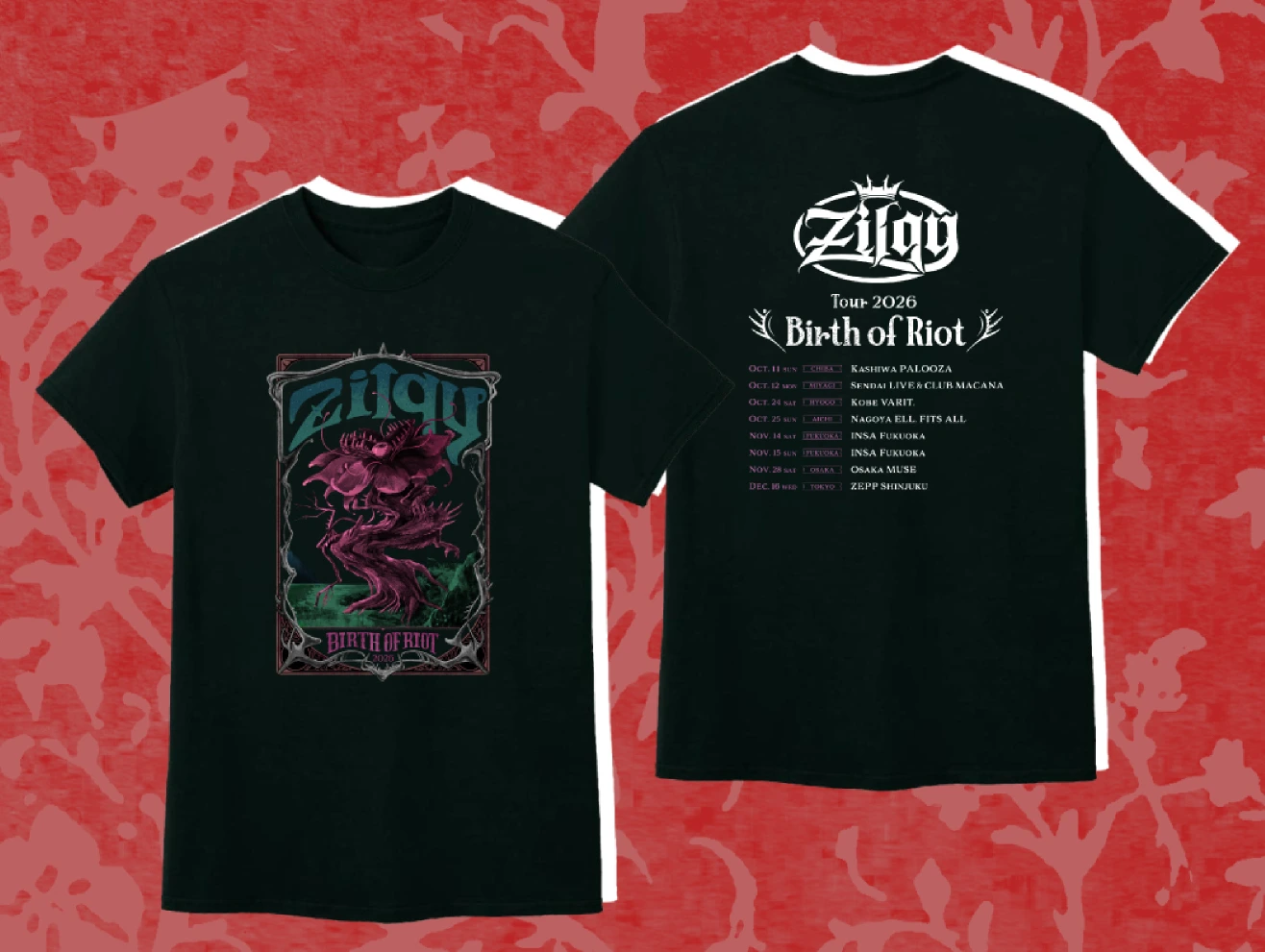 Zilqy Riot Bloom T-shirt