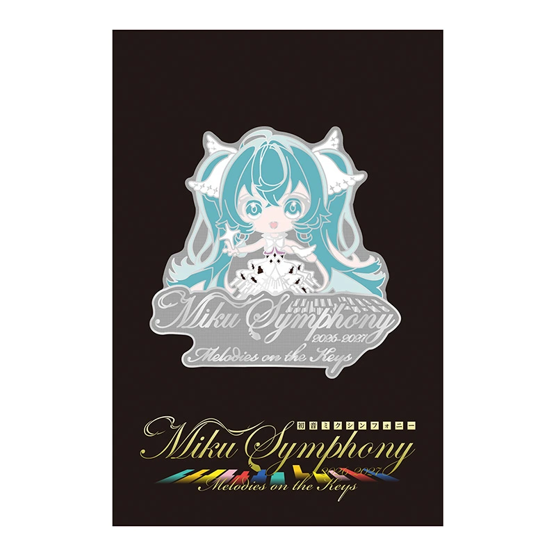 ミニキャラクターシルバーピンバッジ