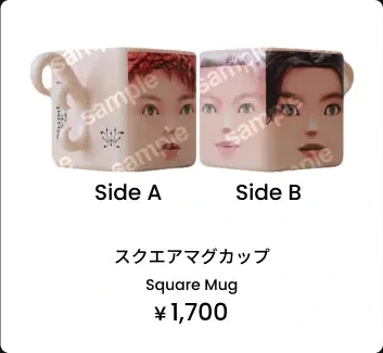 スクエアマグカップ