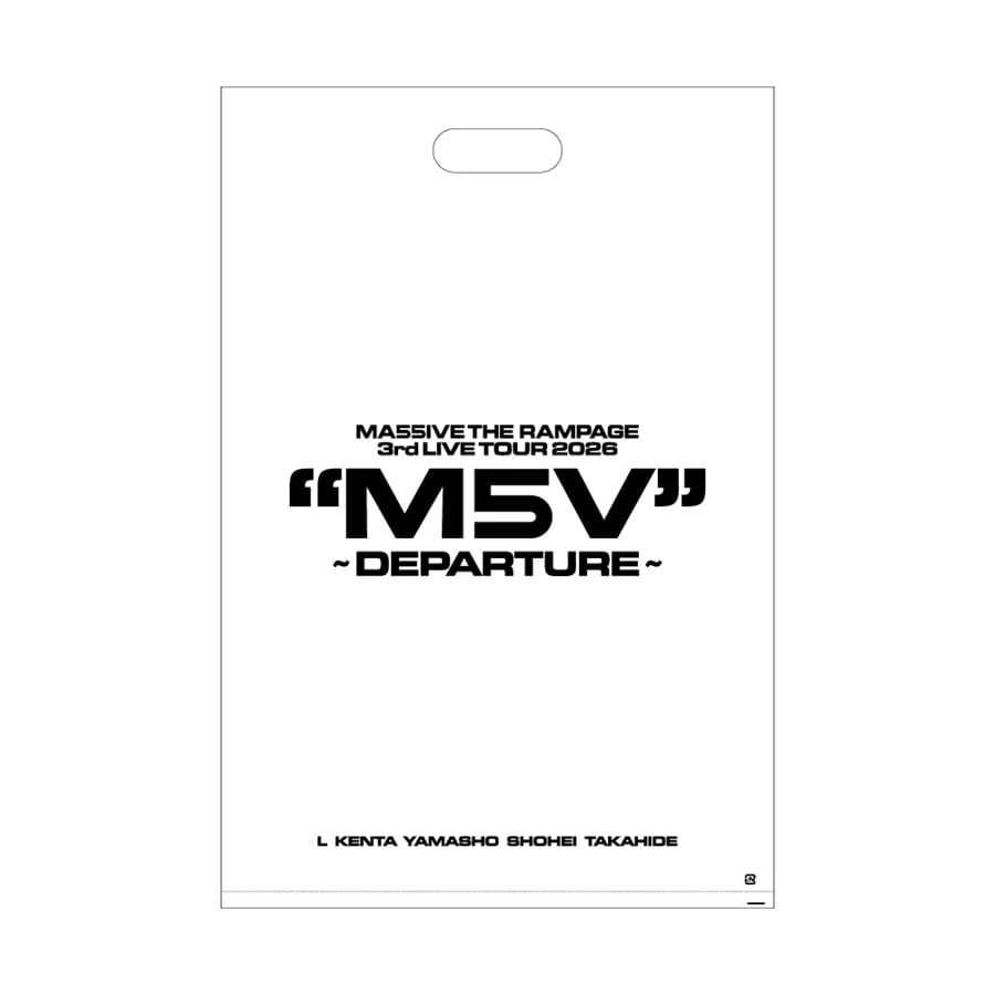 "M5V" ～DEPARTURE～ ショッピングバッグ