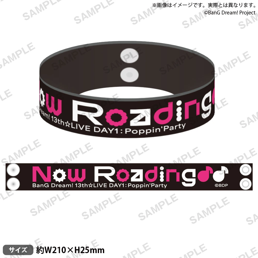 BanG Dream! 13th☆LIVE DAY1 : Poppin'Party「Now Roading♪♪」 ラバーバンド