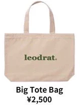 LEODRAT｜Big Tote Bag
