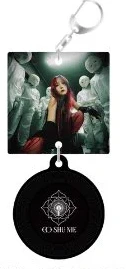 VINYL RECORD KEYCHAIN