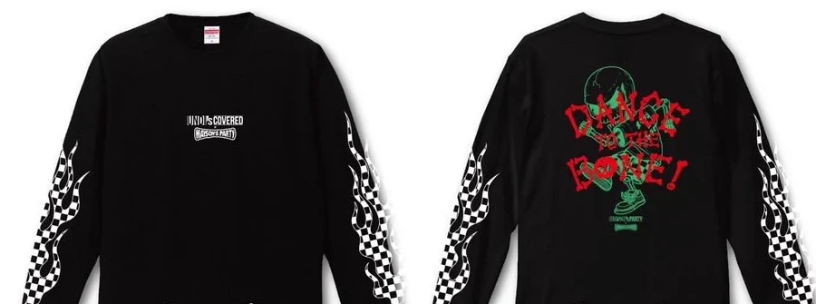 UNDISCOVERED × MAYSON's PARTY DANCE TO THE BONE L/S TEE