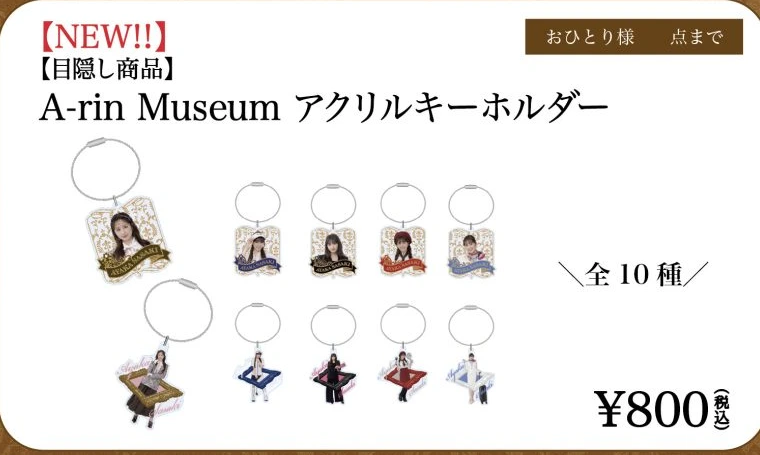 A-rin Museum アクリルキーホルダー