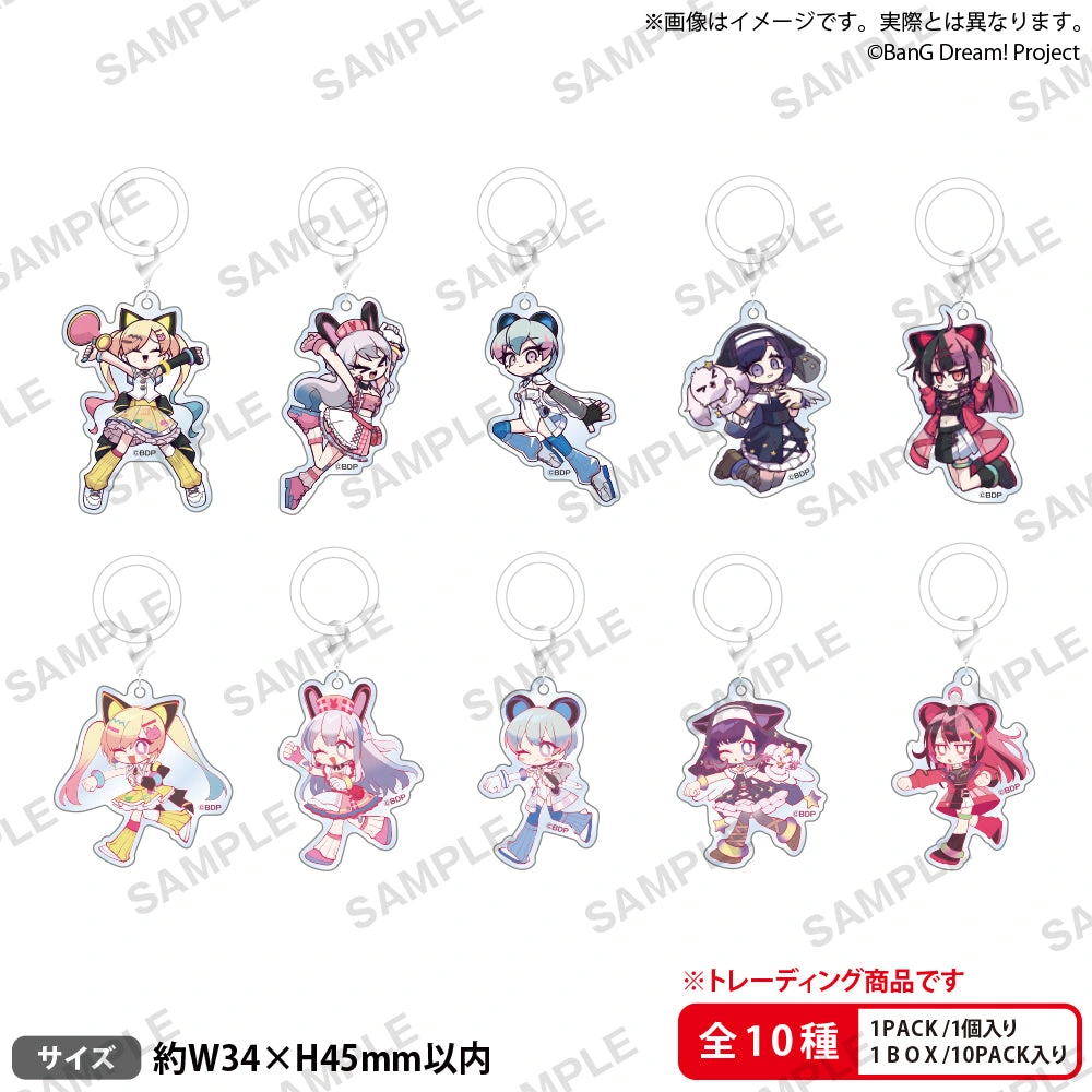 BanG Dream! トレーディングアクリルマーカー 夢限大みゅーたいぷ みゅーたんとミュータント