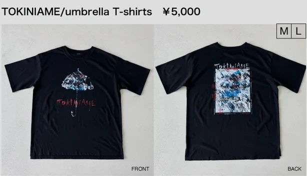 凛として時雨 TOKINIAME/umbrella T-shirts