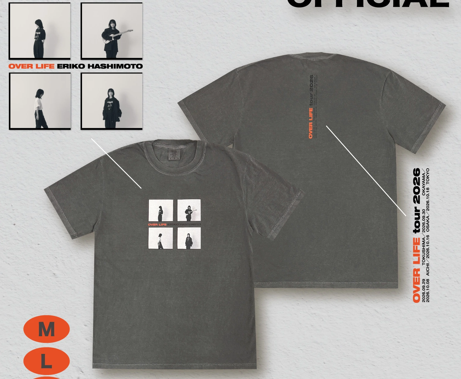 OVER LIFE Tシャツ