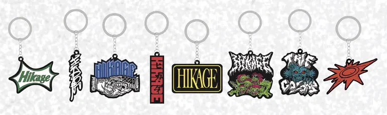 HIKAGE RUBBER KEYCHAIN