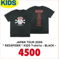 JAPAN TOUR 2026 “ REDSPIDER “ KIDS T-shirts