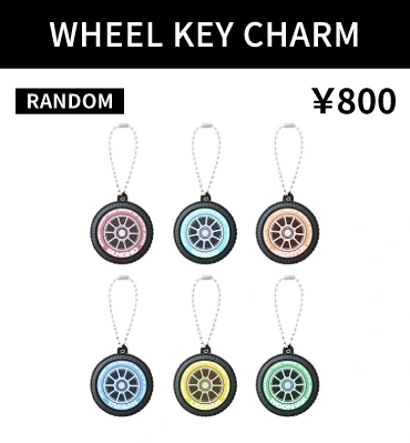 WHEEL KEY CHARM