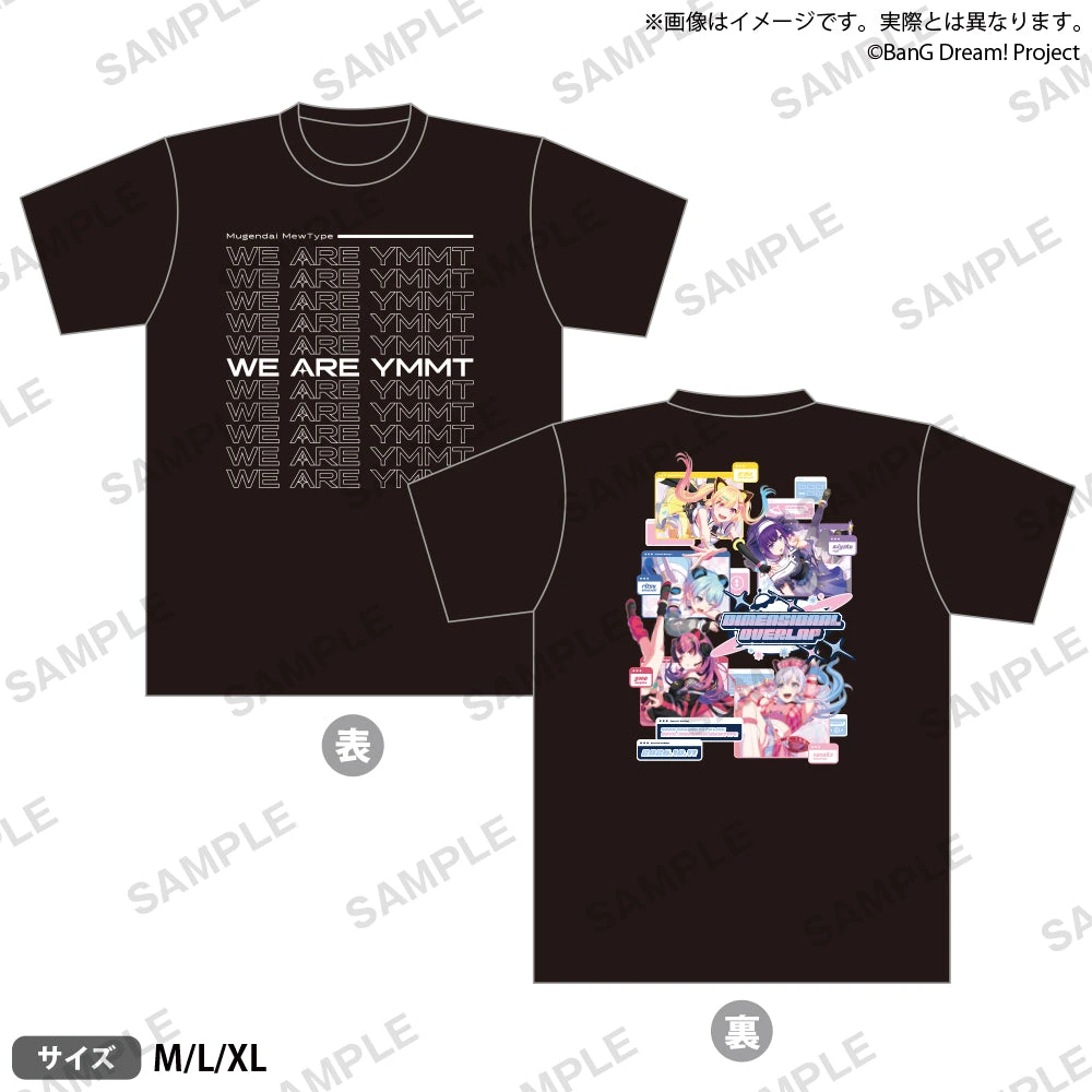 BanG Dream! 13th☆LIVE DAY2：夢限大みゅーたいぷ「DIMENSIONAL OVERLAP」 Tシャツ