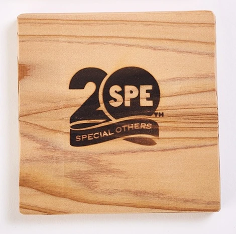 SPE×吉野杉 20周年記念 吉野杉コースター（2枚セット）