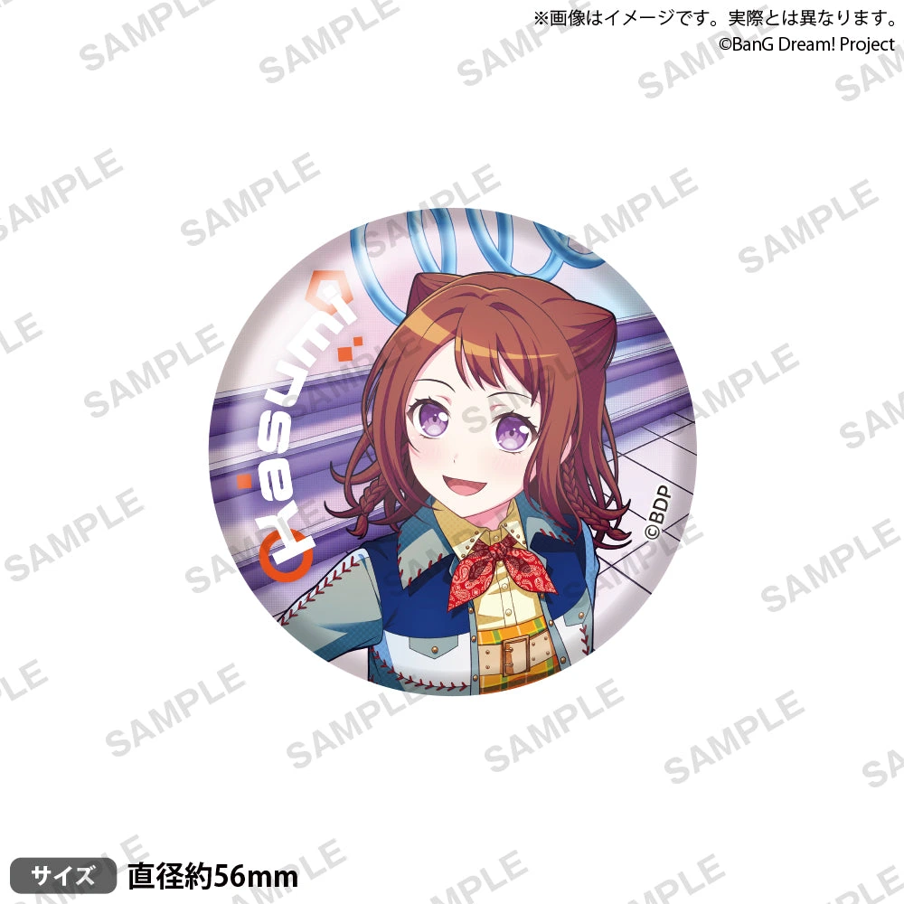 BanG Dream! 13th☆LIVE DAY1 : Poppin'Party「Now Roading♪♪」 缶バッジ