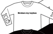 Broken my toybox BMT X ECLO LOGO LONG T-SHIRT