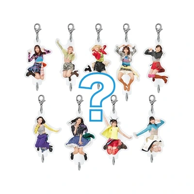 コレクション跳んでる繋がるアクリルチャーム