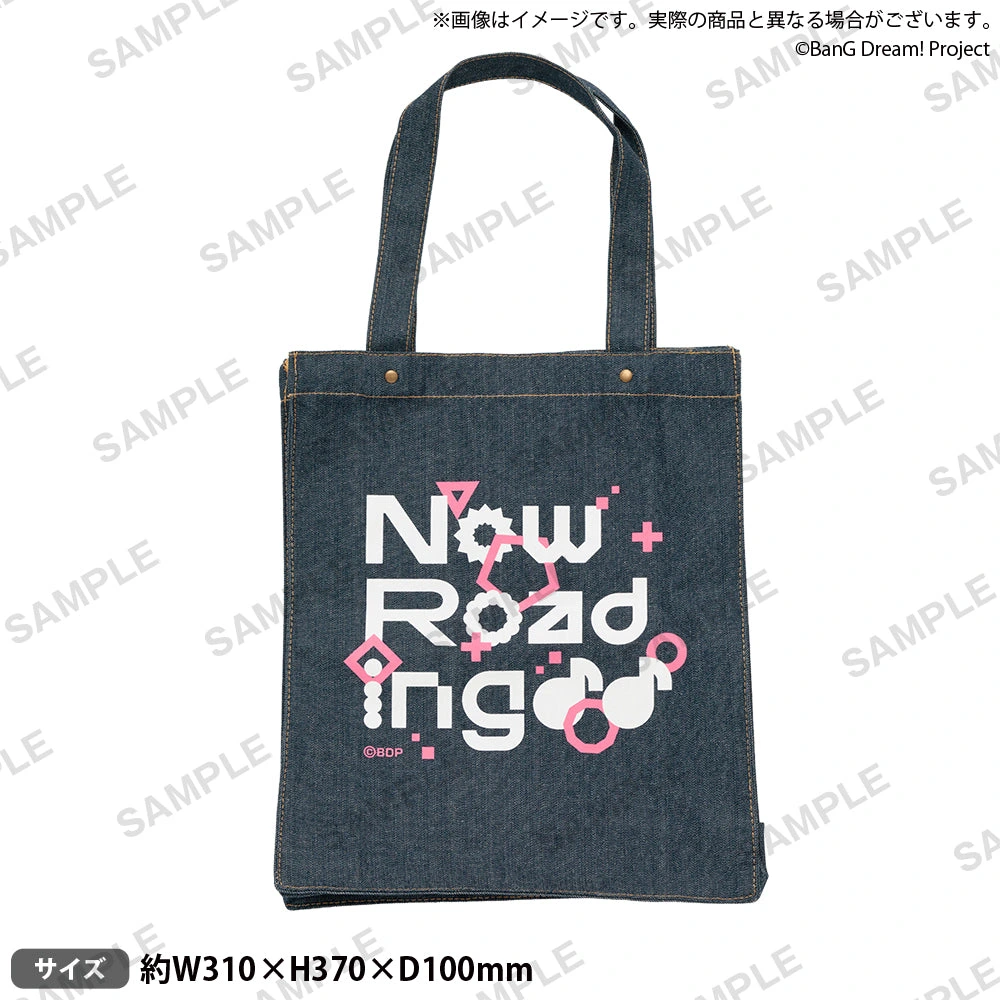 BanG Dream! 13th☆LIVE DAY1 : Poppin'Party「Now Roading♪♪」 デニムトートバッグ