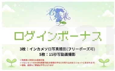 君未来。ログインボーナス券