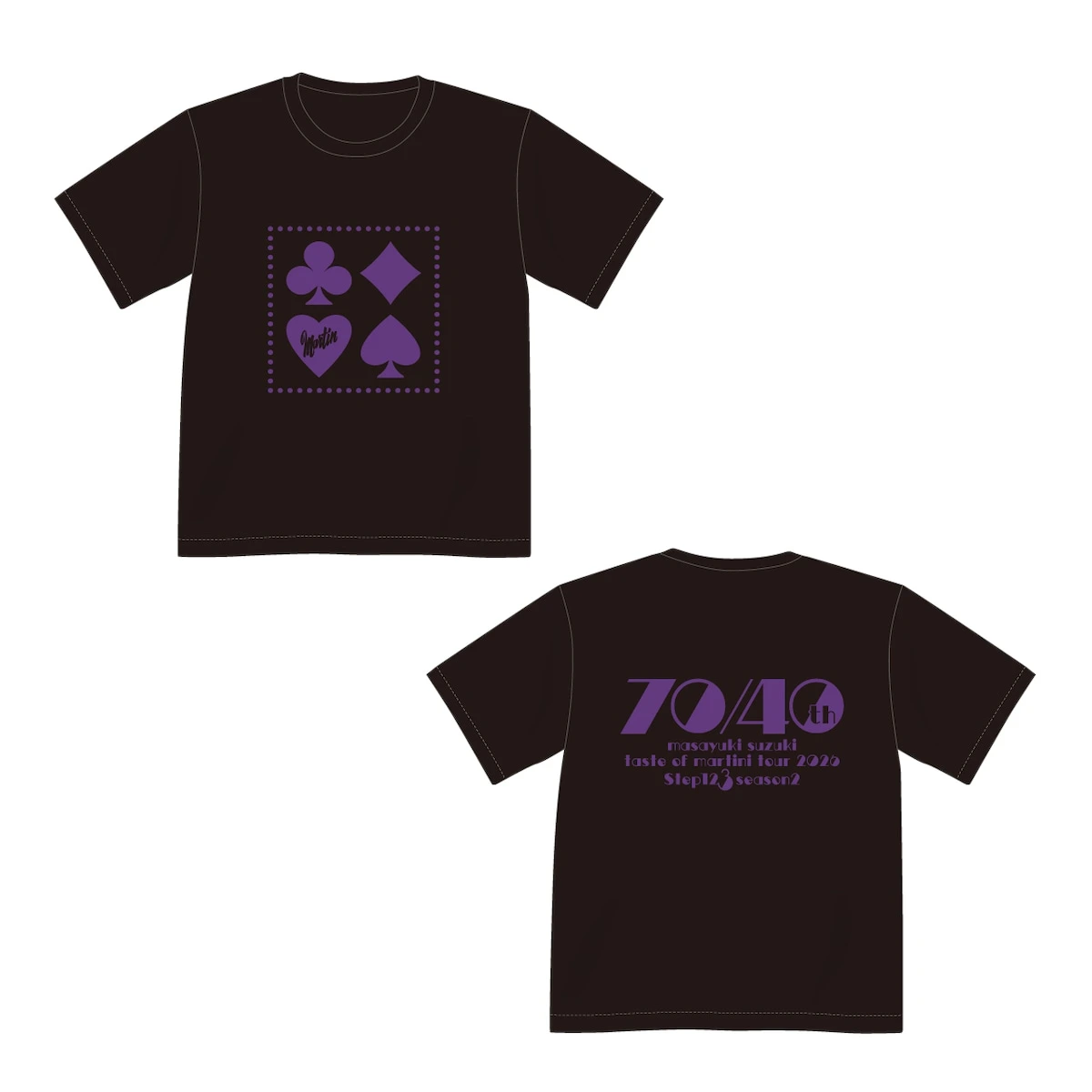 70/40ビッグTシャツ ブラック