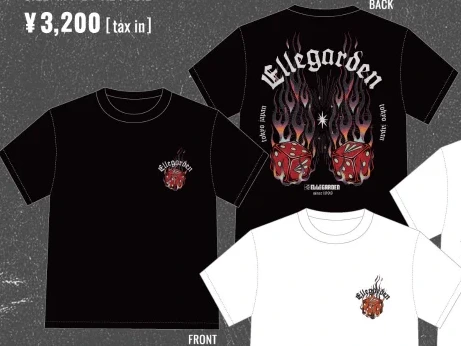 【ELLEGARDEN】Dice&Luck Tシャツ