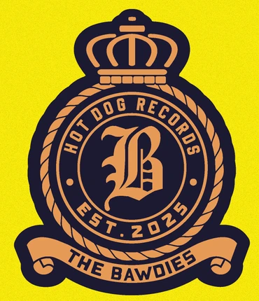 THE BAWDIES' EMBLEM PATCH STICKER