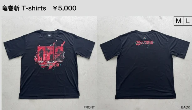 凛として時雨 竜巻斬 T-shirts