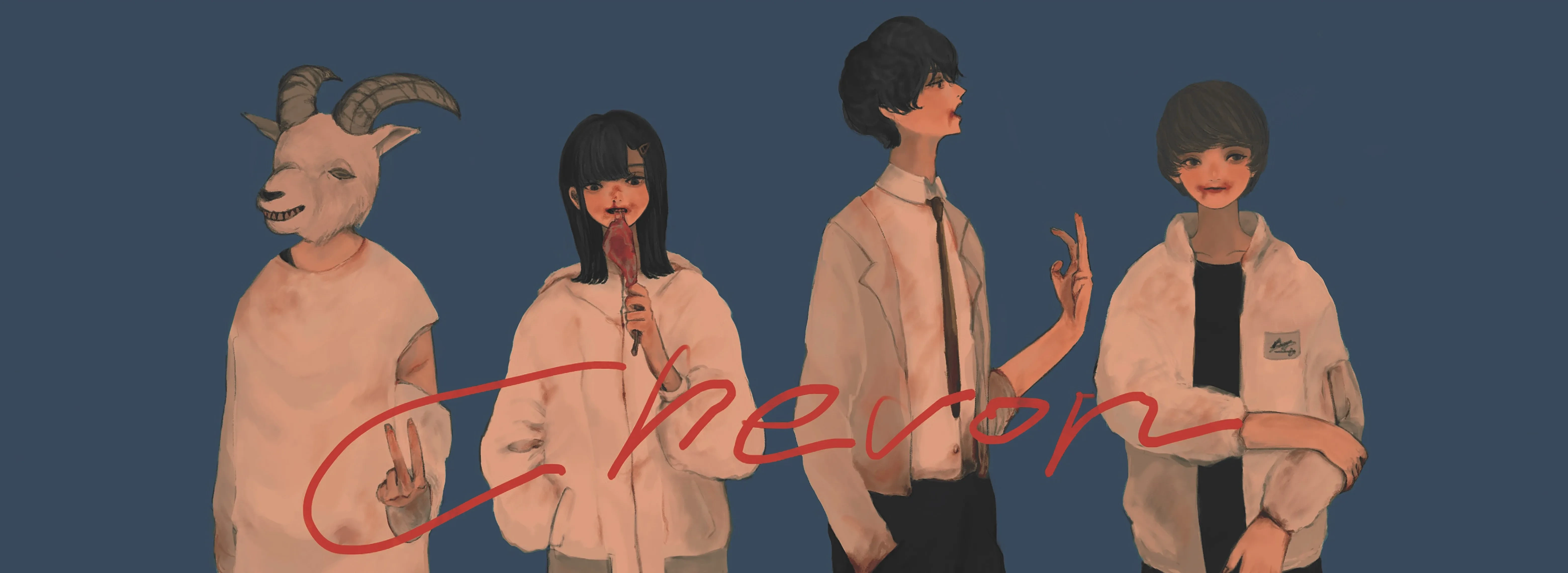 メンバーイラストタオル